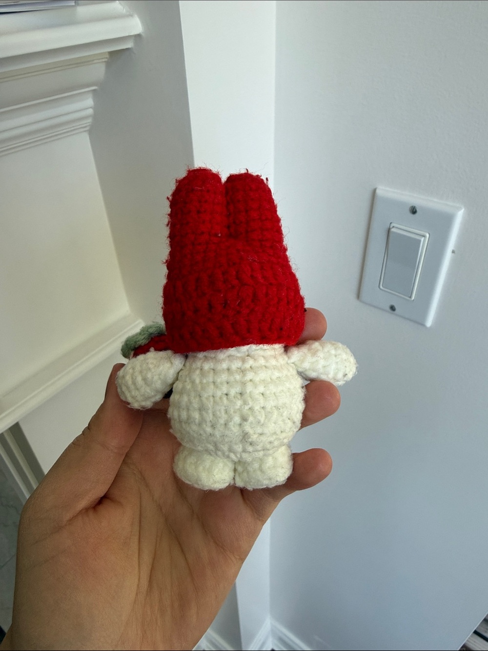 Crochet Miffy holding chocolate dipped strawberry 🐰🎀🍓🍫 - Picture 2 of 3